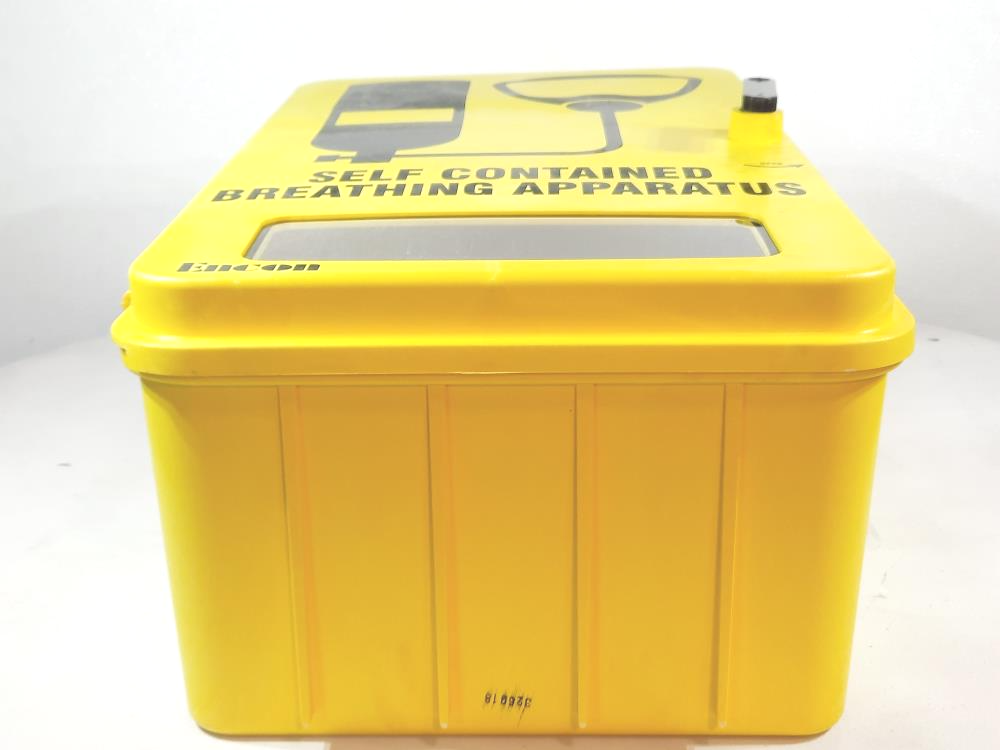 Encon WC Series Yellow SCBA Protective Safety Equipment Storage Wall Cabinet