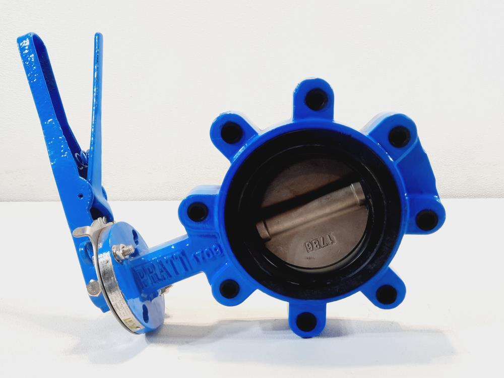 Pratt 4" 125 Lug Butterfly Valve CF8M Disc DI/316