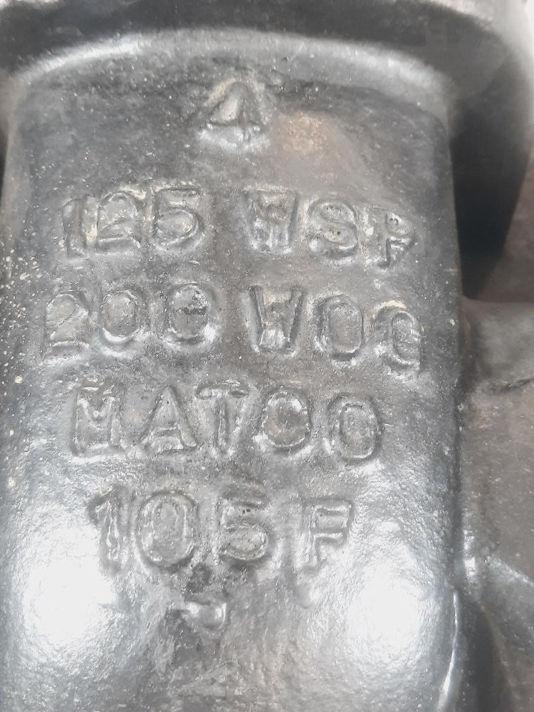 Matco 4" Gate Valve 