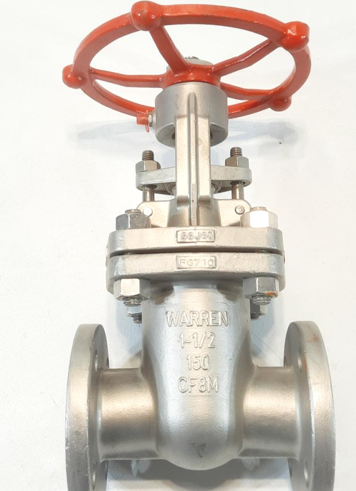 Warren 1-1/2" 150# CF8M Gate Valve FIG#: 1158