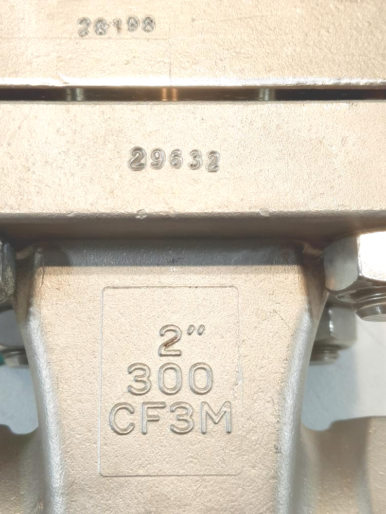 Ladish 2" 300# CF3M Socket-Weld Gate Valve B3641061BG03A200
