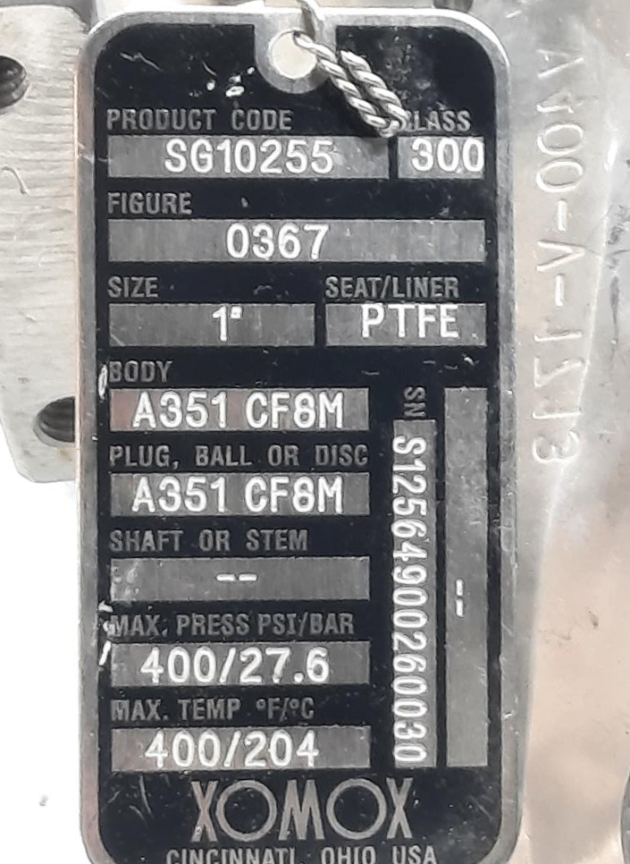 Tufline 2" 300# Plug Valve Figure: 0367