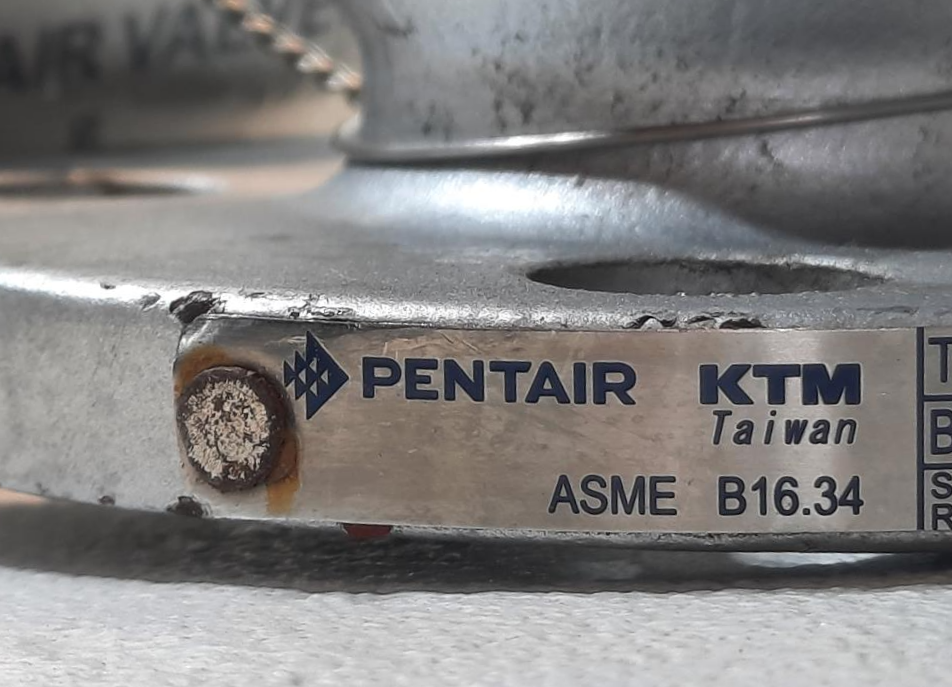Pentair KTM 1" 150# Flanged Ball Valve
