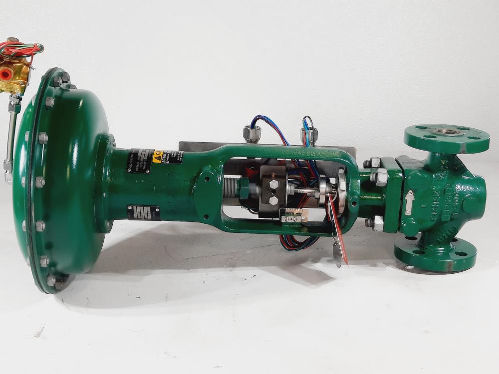 Fisher Controls 1" 300#  Actuated Control Valve Type EZ w/ 657 Actuator