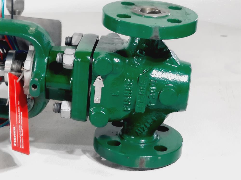 Fisher Controls 1" 300#  Actuated Control Valve Type EZ w/ 657 Actuator