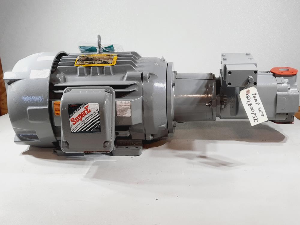 Oilgear PVWH-25-LDFY-HPNNTH-CP-H25 Hydraulic Oil Pump w/ 25 HP motor