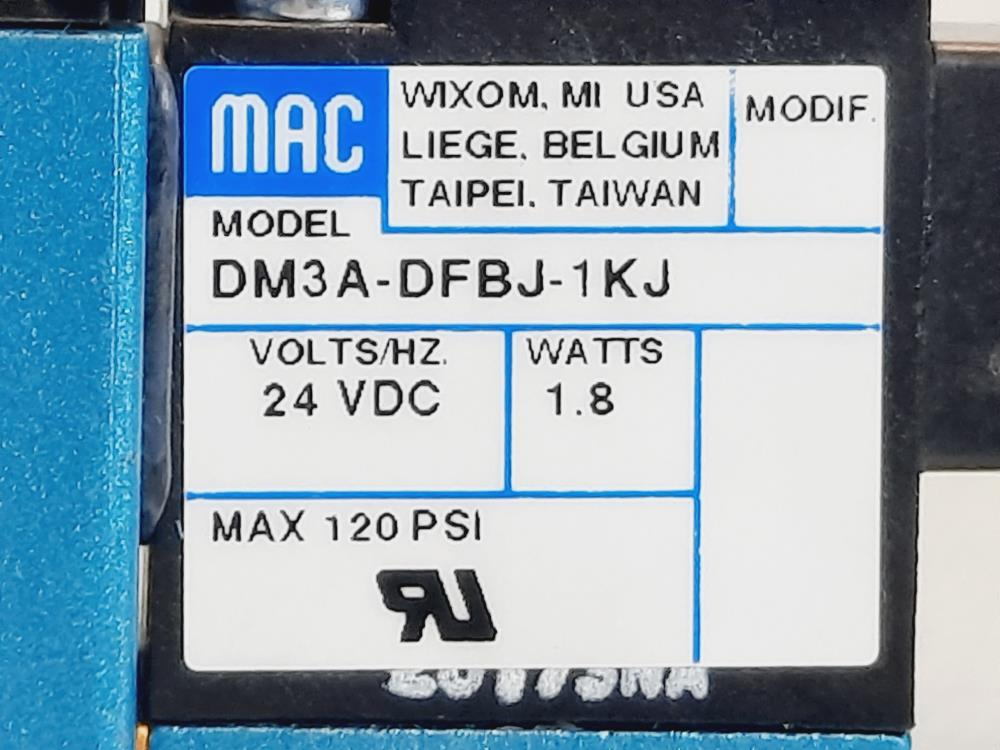 MAC Solenoid Valve 928-EBA-BJG-DM-DFBJ-1KJ 