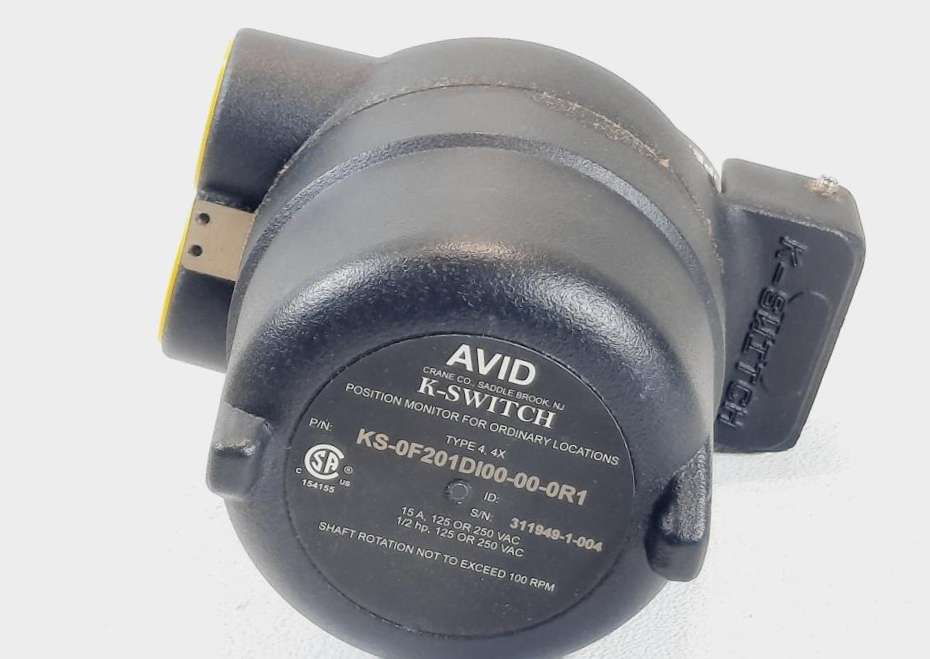 Avid Westlock Controls K-Switch Limit Switch KS-0F201DI00-00-0R1 