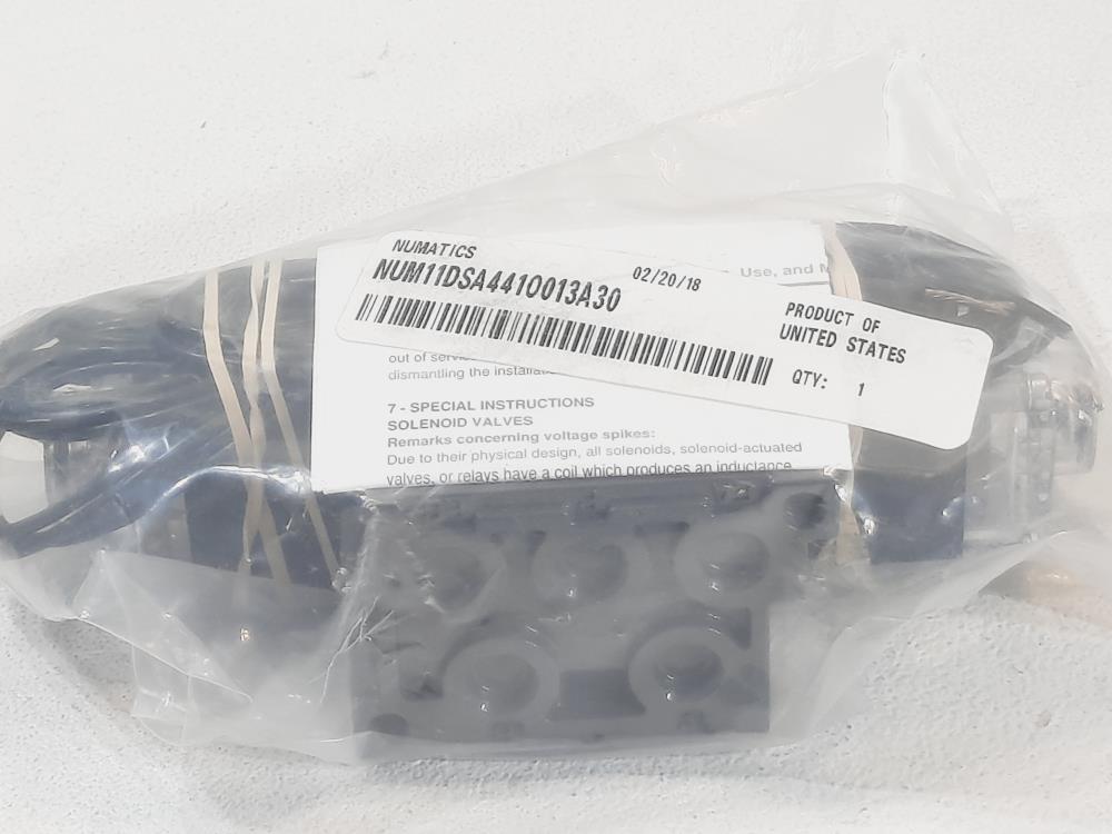 Numatics 11DSA441O013A30 Solenoid Valve