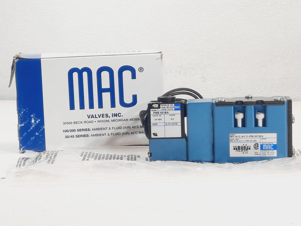 MAC Solenoid Valve MV-A1C-A111-PM-501BA
