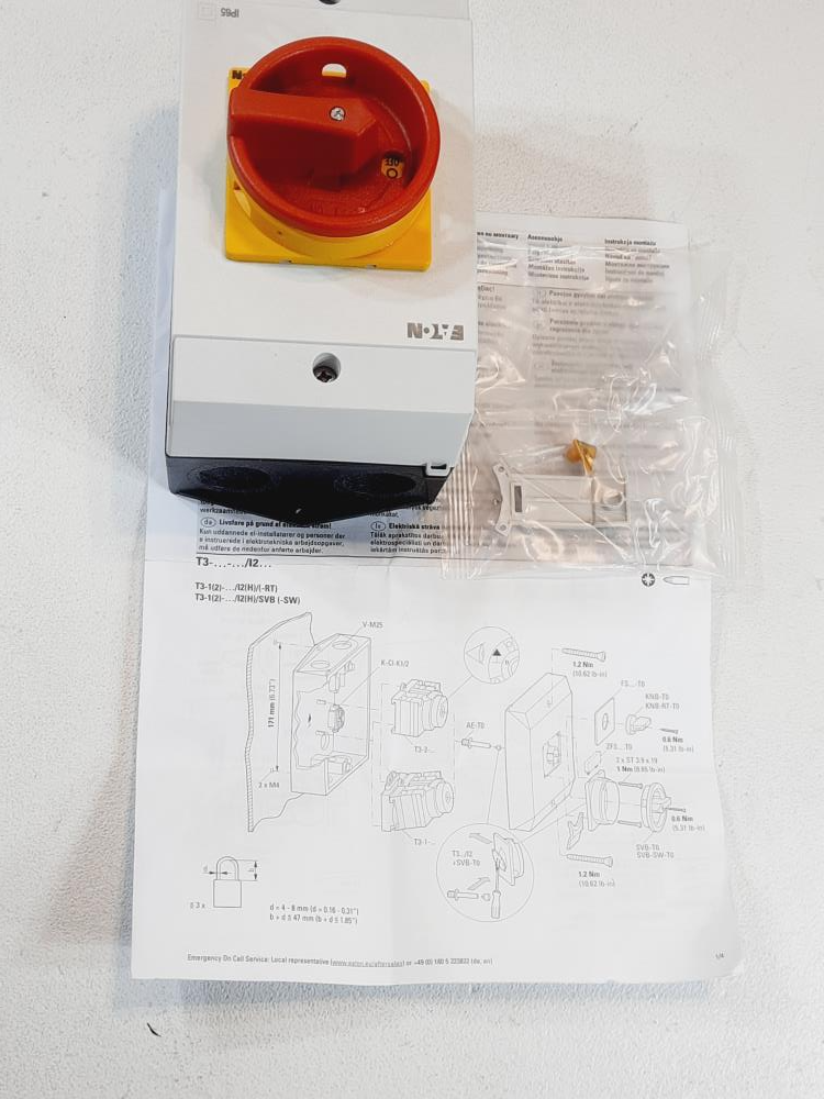 Eaton Rotary Cam Switch Surface Mounting T3-3-8342-I2/SVB