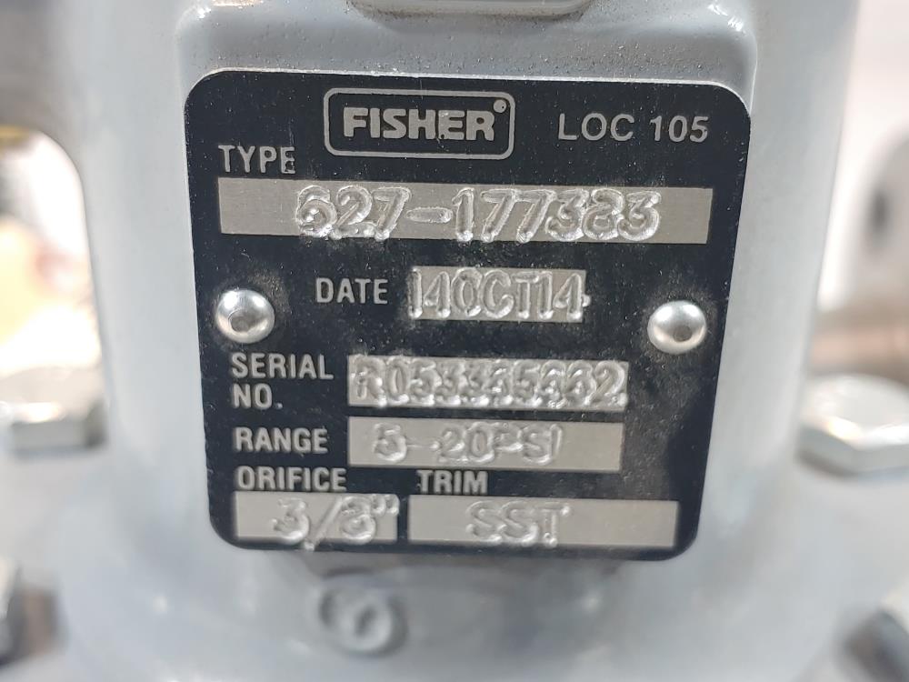 Fisher 1" 150# Pressure Regulator Type 627