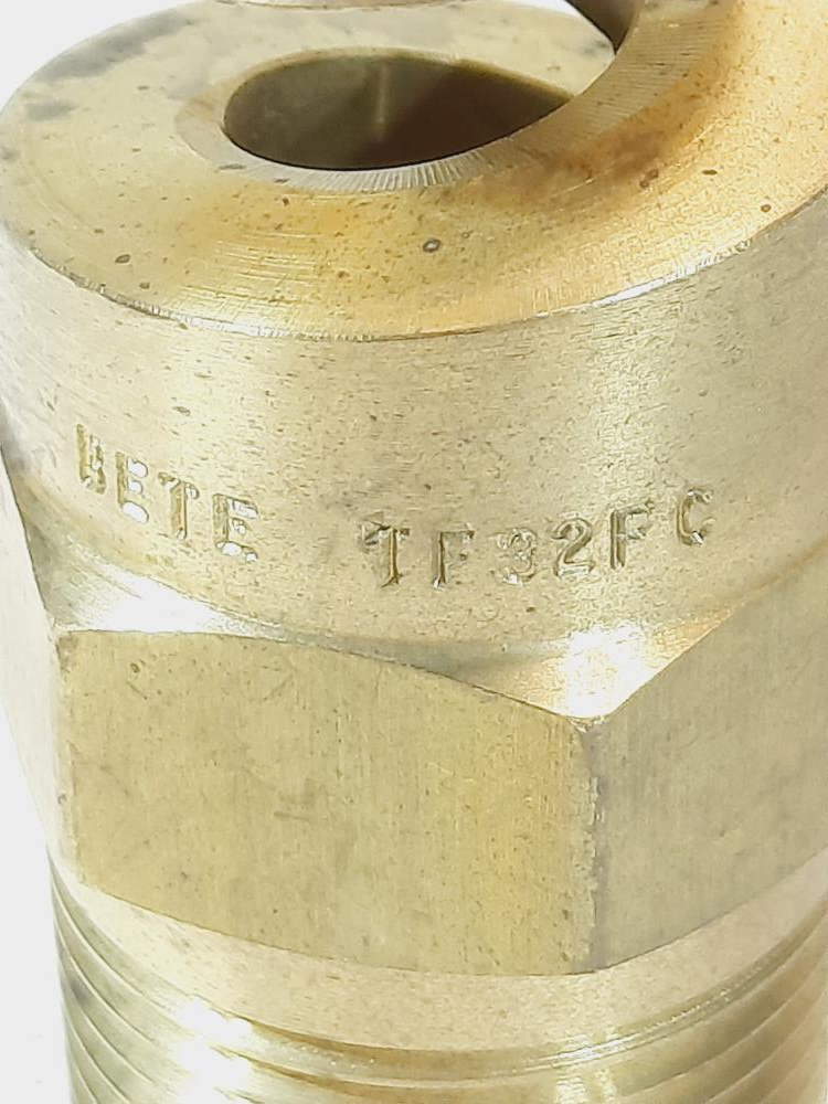 Lot of (31) pcs. of Bete Spiral Spray Nozzle, Brass, 3/4" NPT, #TF32FC