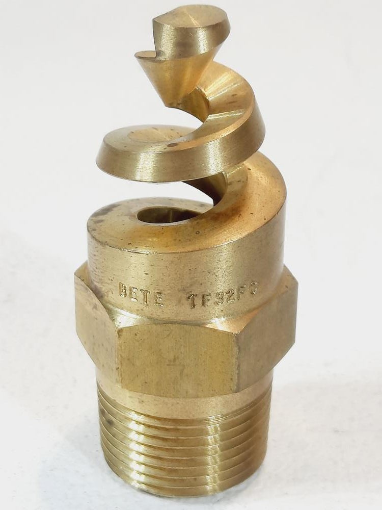 Lot of (31)pcs of Bete Spiral Spray Nozzle, Brass, 3/4" NPT, #TF32FC