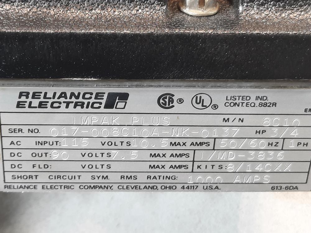 Reliance Electric ImPak Plus 8C10 VS Drive
