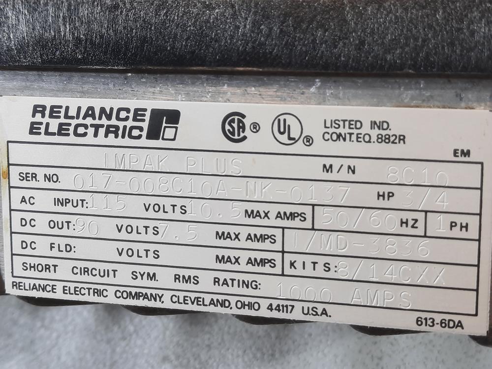 Reliance Electric ImPak Plus 8C10 VS Drive