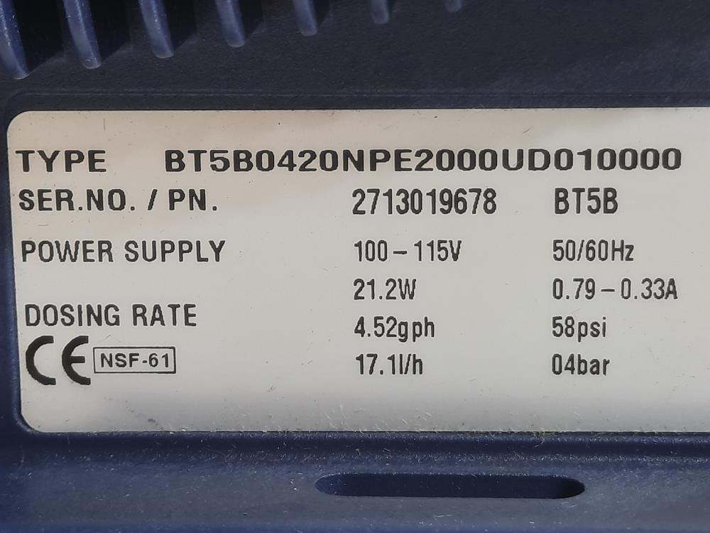 Prominent Beta/ 5 Solenoid Metering Dosing Pump BT5B0420NPE2000UD010000