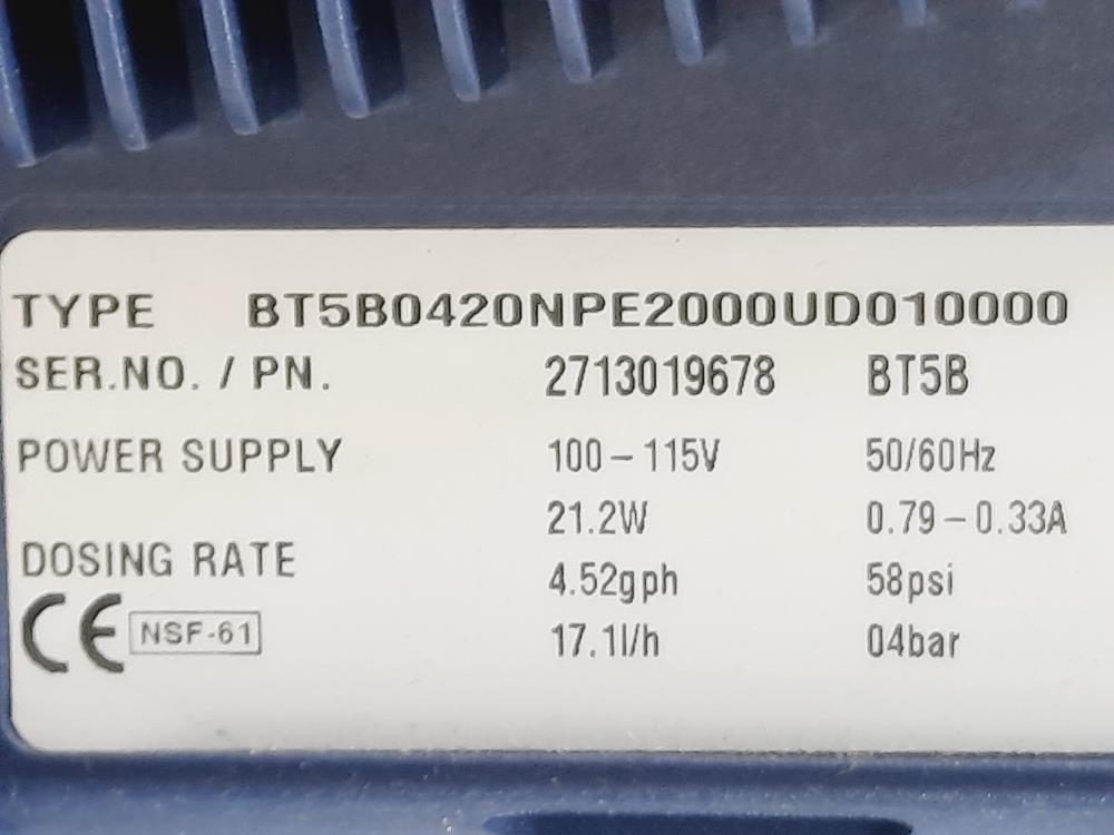 Prominent Beta/ 5 Solenoid Metering Dosing Pump BT5B0420NPE2000UD010000