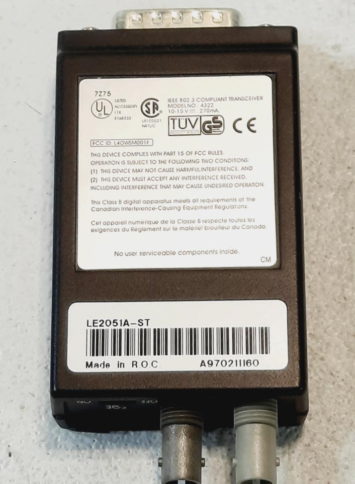 Black Box ST Fiber Optic Micro-Transceiver LE2051A-ST