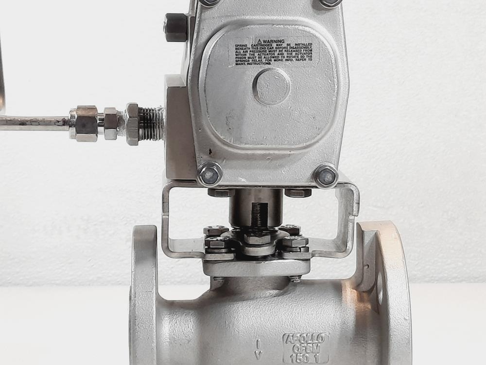 Apollo 1" 150# Flanged Ball Valve w/ Bray Actuator & StoneL Axiom Limit Switch