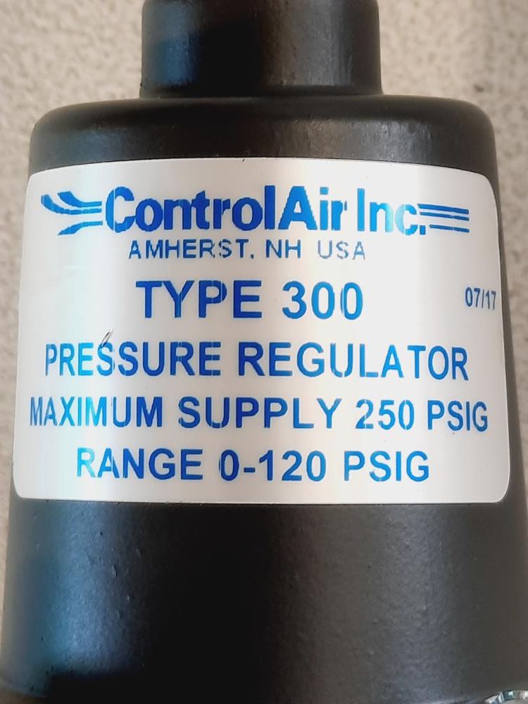 Lot of (2) Control Air Type 300 Pressure Regulator