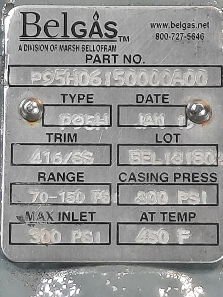 Belgas P95H Pressure Regulator