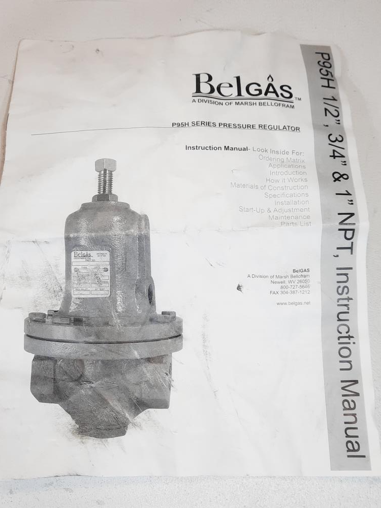 Belgas P95H Pressure Regulator