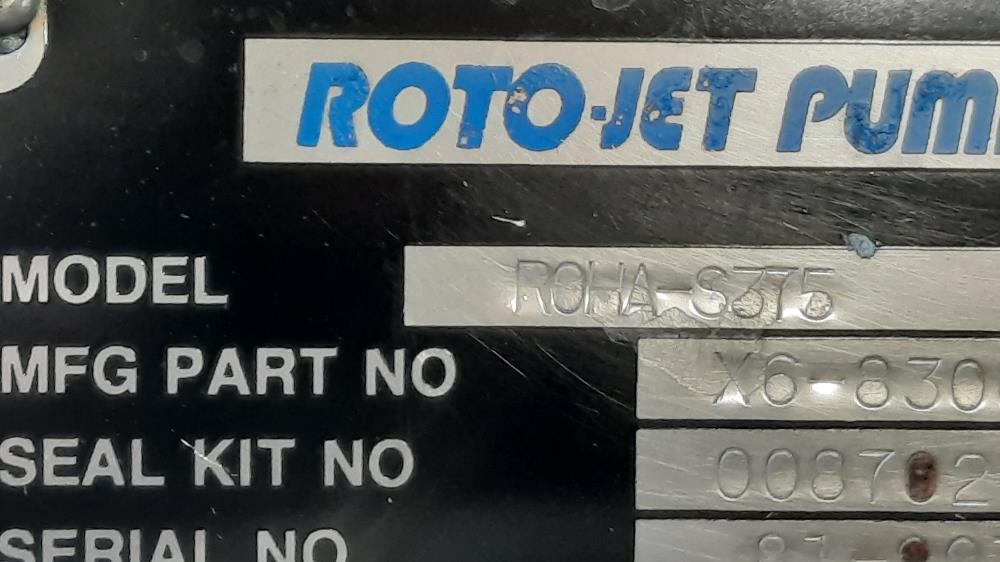Roto-jet Pitot Tube Pump ROHA-S375
