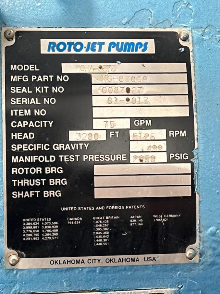 Roto-jet Pitot Tube Pump ROHA-S375
