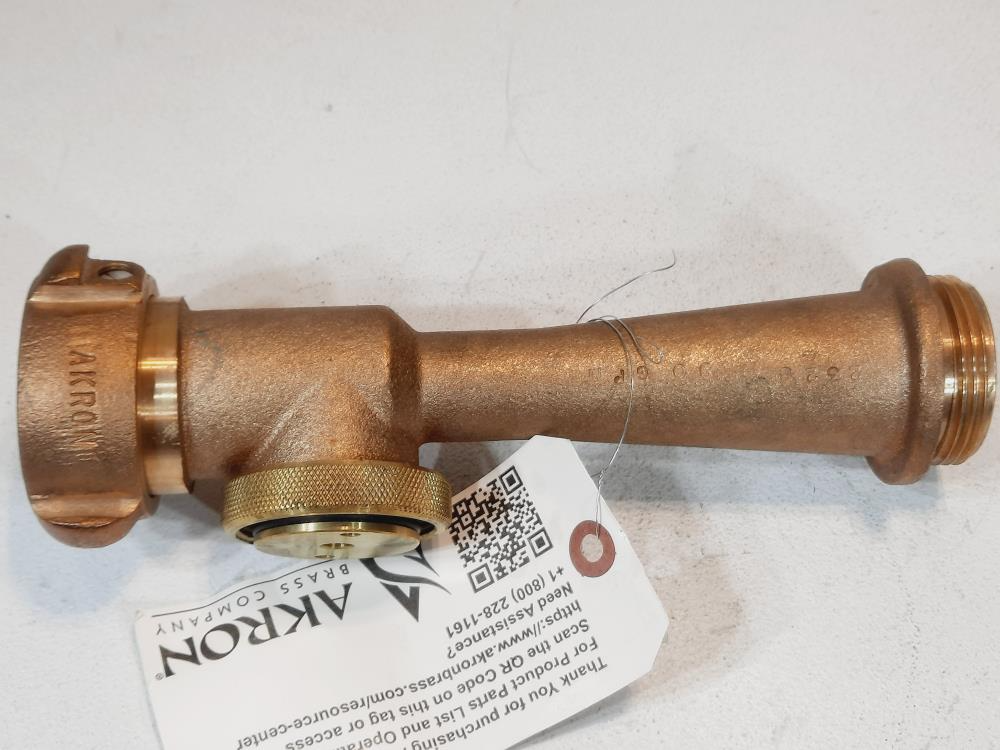 Akron Brass In-Line Foam Eductor 1.5" NPSH x 1.5" NPT, 90 GPM, #2328