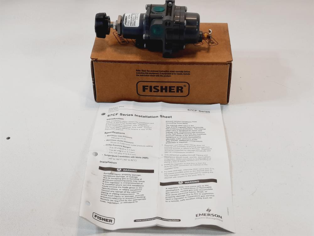 Fisher 250 PSI Pressure Regulator 67CFR LOC 105