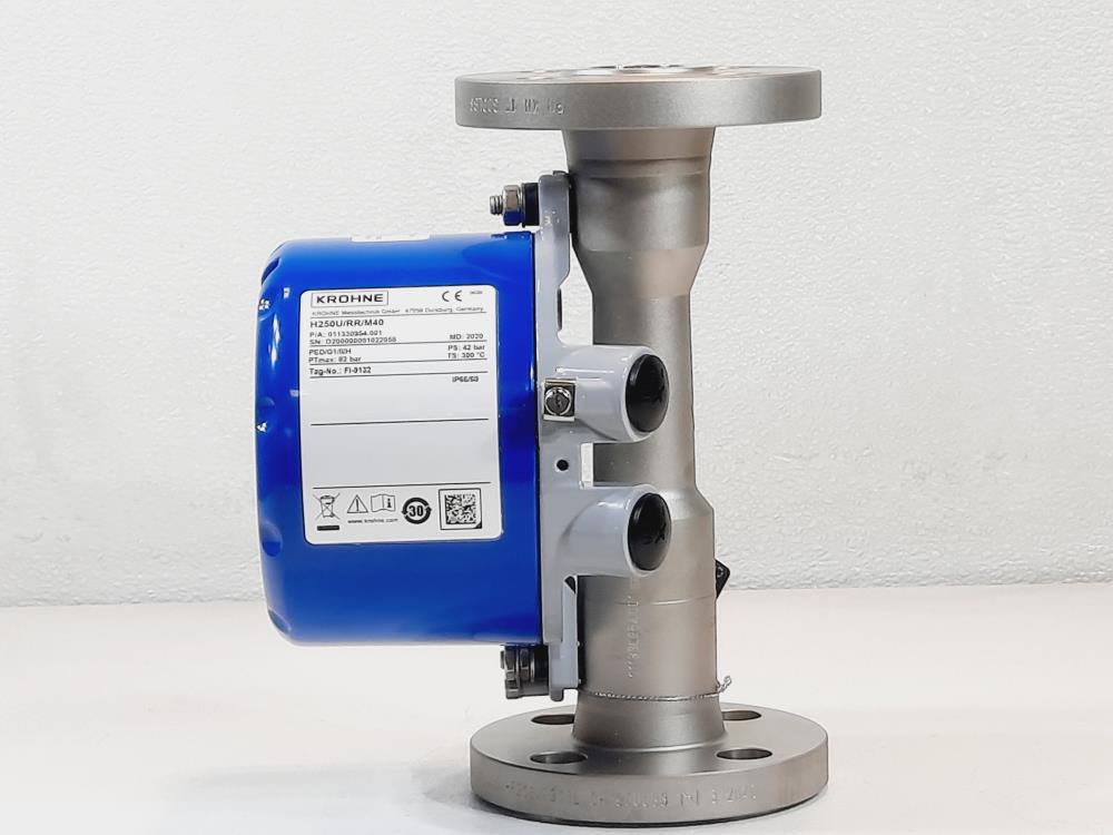 Krohne 1" 300# Stainless Steel Variable Area Flowmeter H250U/RR/M40