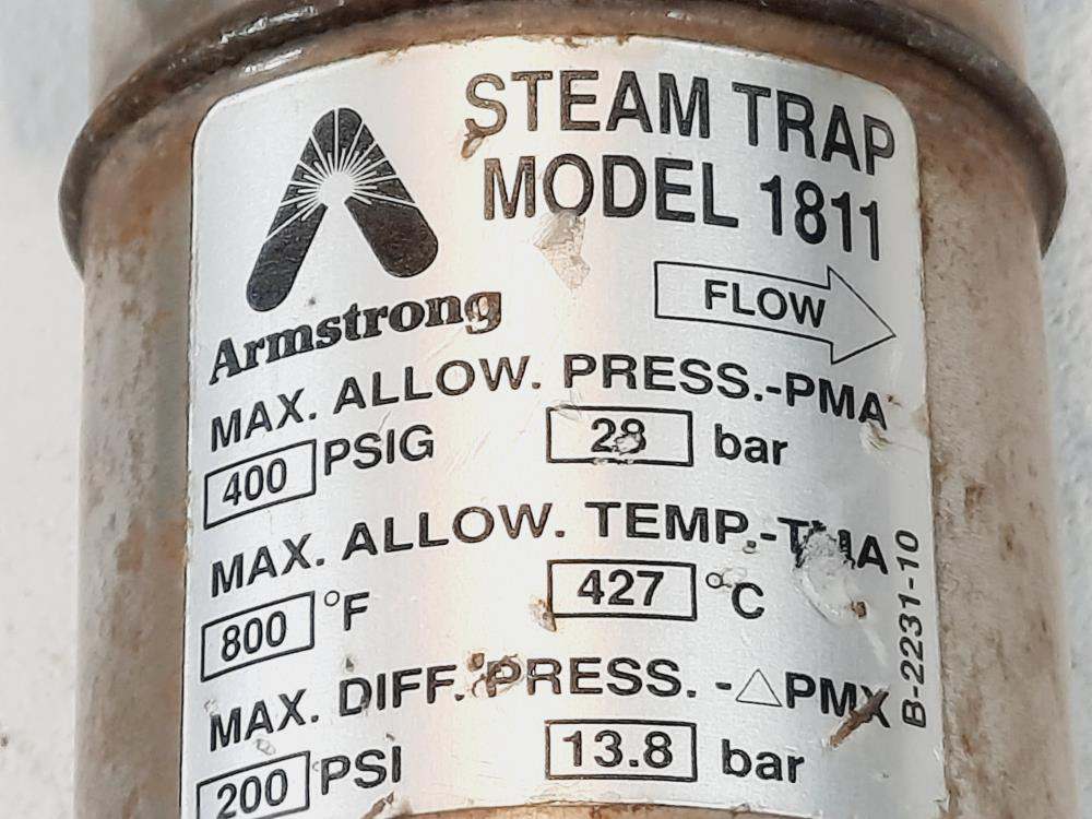 Armstrong 1811 SS Inverted Bucket Steam Trap