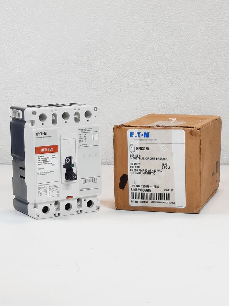 Eaton Industrial Molded Case Circuit Breaker HFD3030