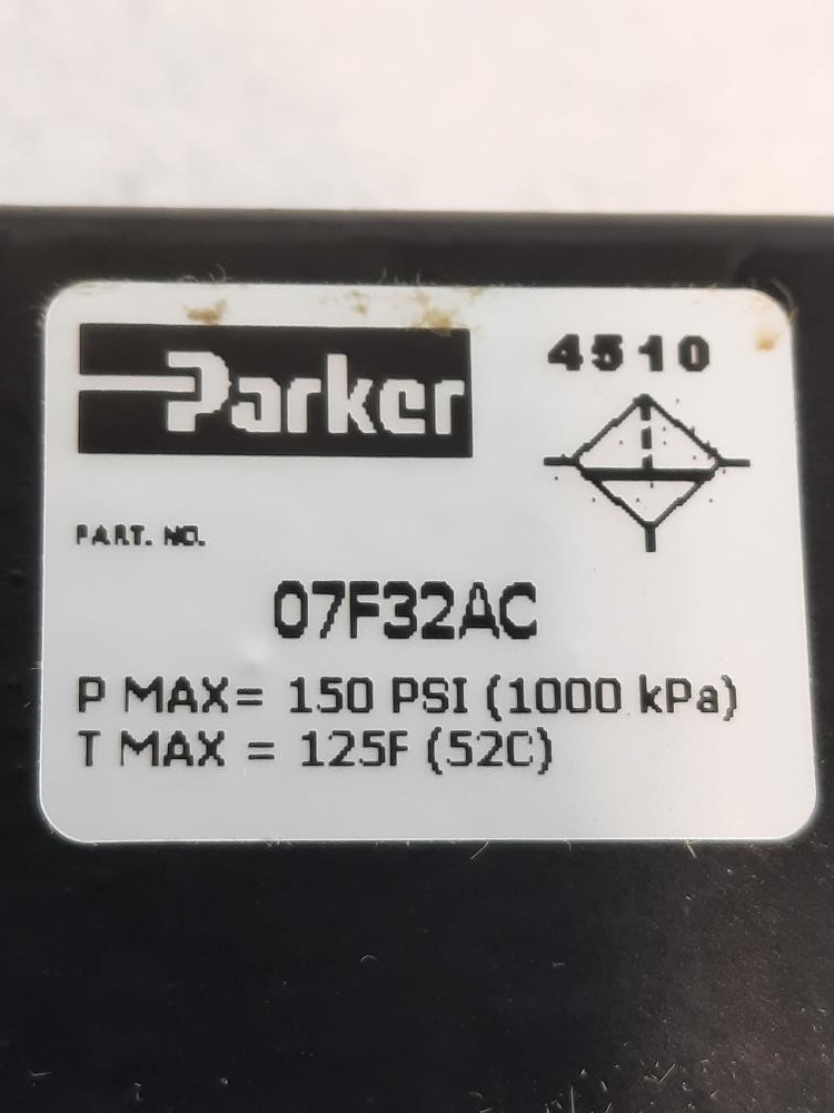 Parker Compressed Air Filter 07F32AC