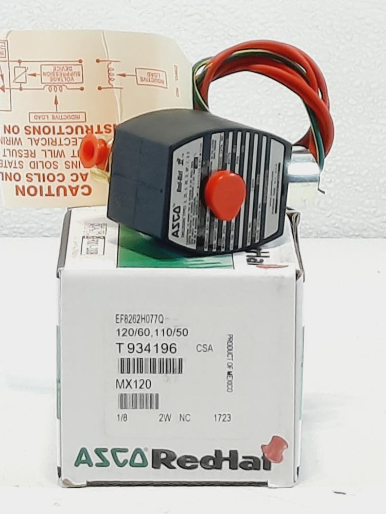 Asco Red Hat 2-Way Solenoid Valve EF8262H077Q / EF8003H9