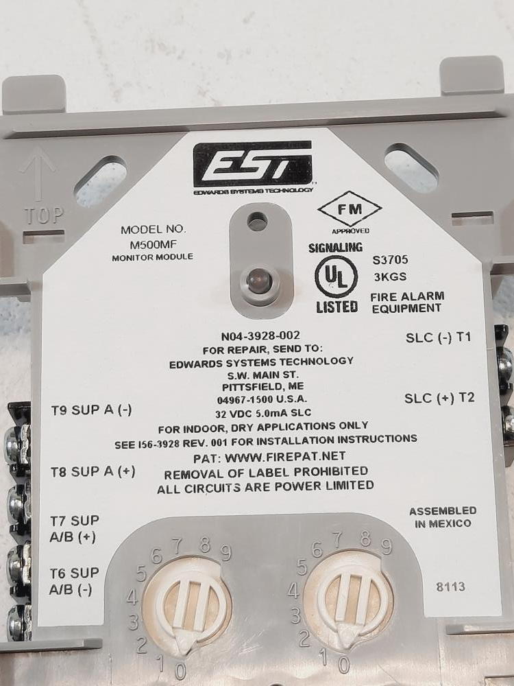 Edwards EST Control Monitor Module M500MF