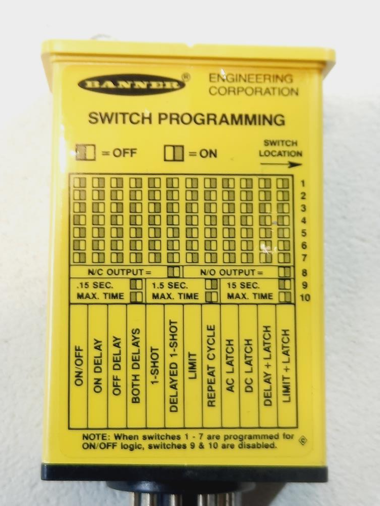 Banner Switch Programming CM5RA