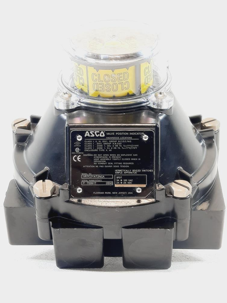 Asco Rotary Valve Position Indicator VR7C2YAM2NGA or VR7C2YAT2NGA