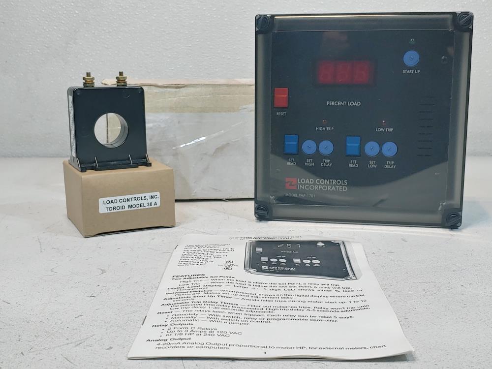 Load Controls, Inc. Display / Alarm PMP-1701