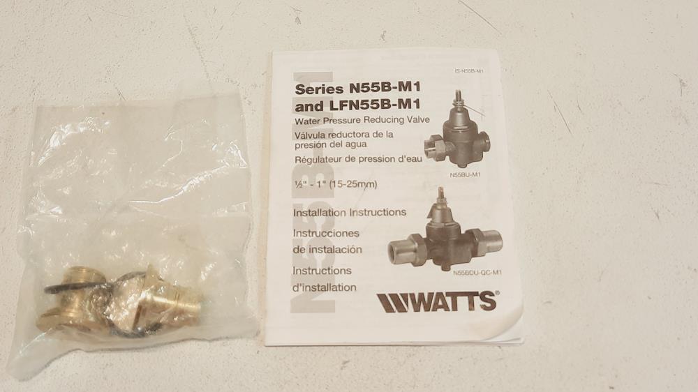 Watts Water Pressure Reducing Valve LF N55B M1