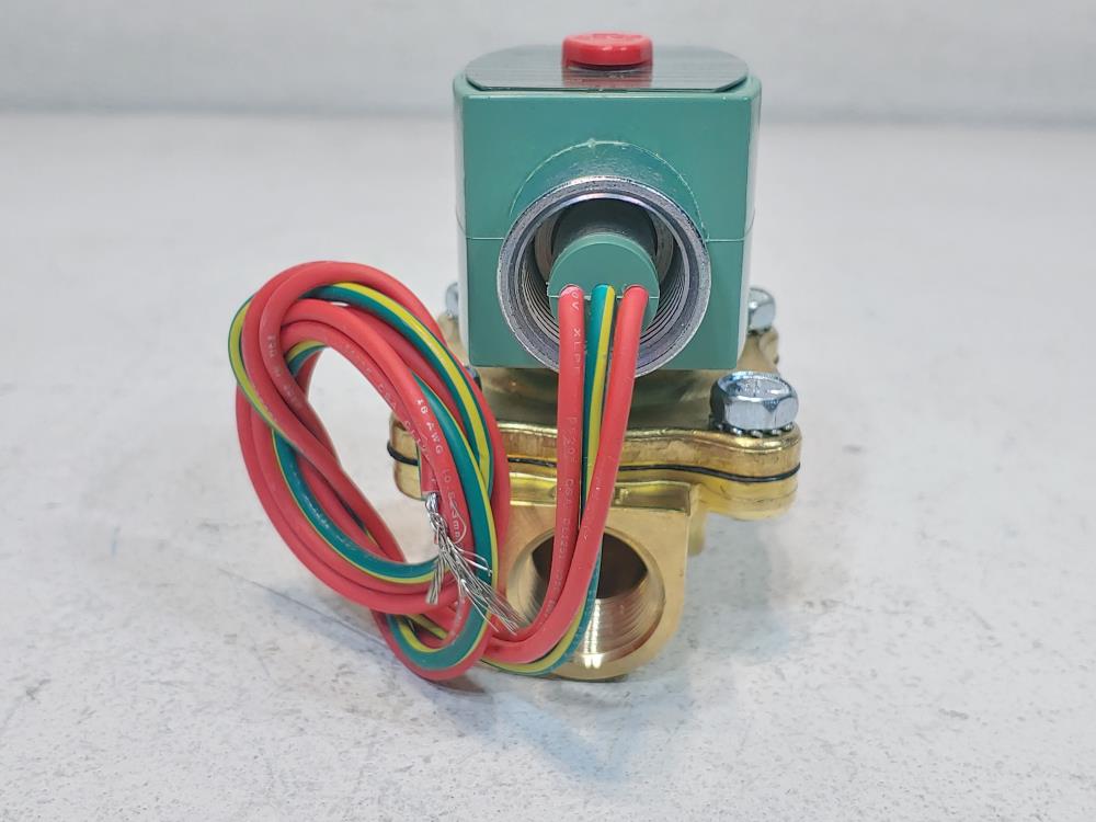 ASCO 2-Way Brass 1/2" Solenoid Valve EF8210G002