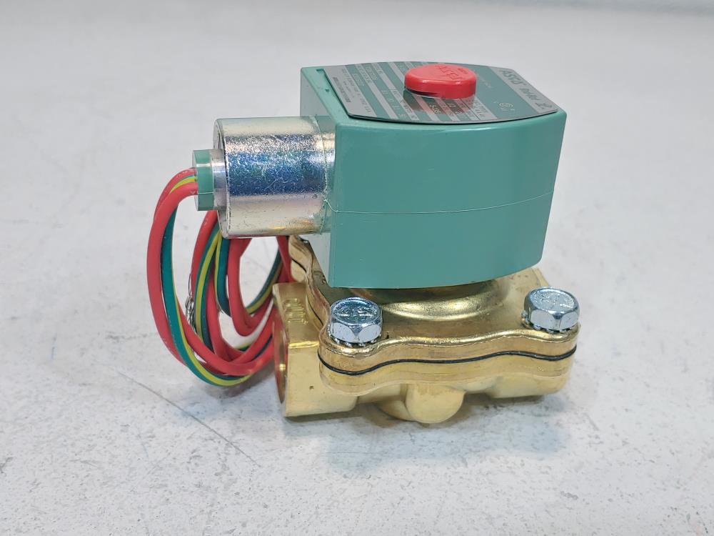 ASCO 2-Way Brass 1/2" Solenoid Valve EF8210G002