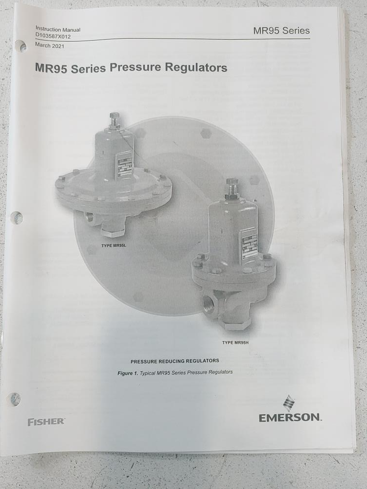 Fisher 1" WCC MR95L Pressure Regulator