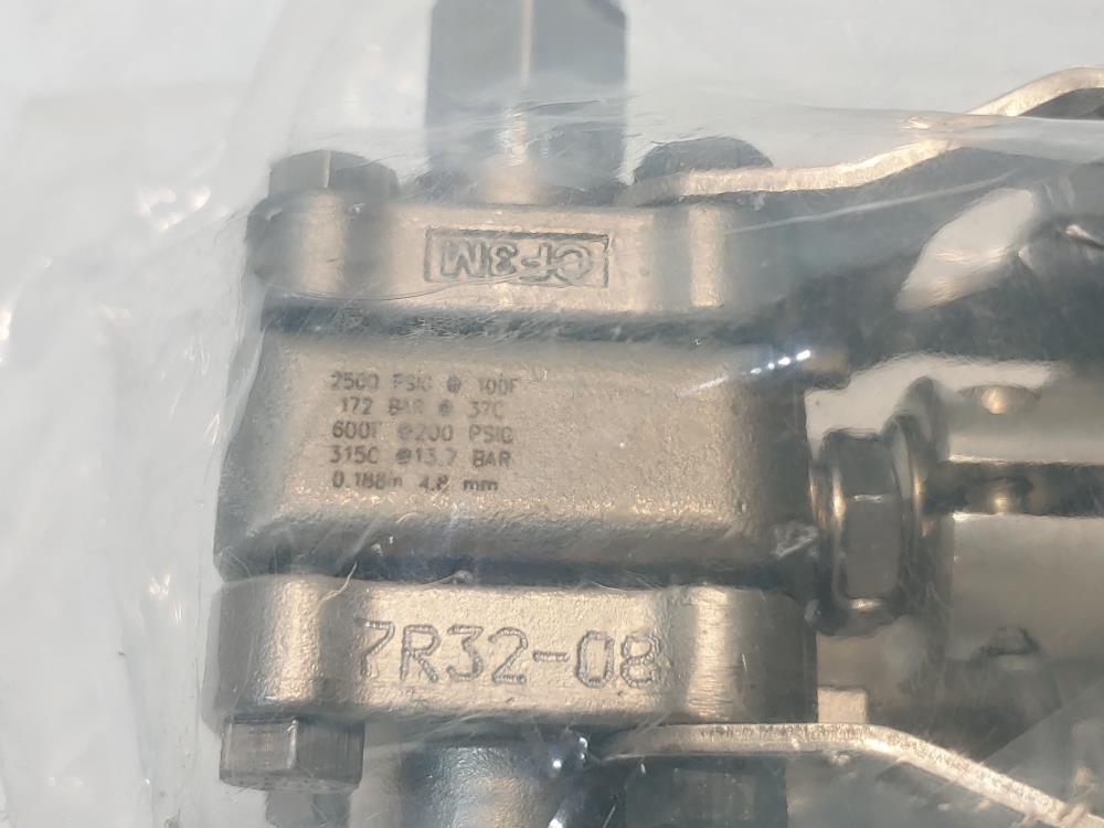 Swagelok Ball Valve Reinforced NC Actuator SS-S62PS4-33SDM