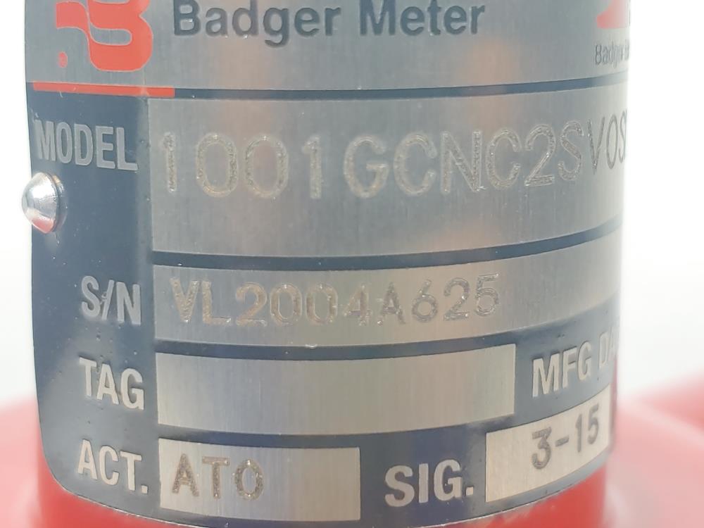 Badger Meter Research Control Valve 1001GCNC2SV0SLLNC2