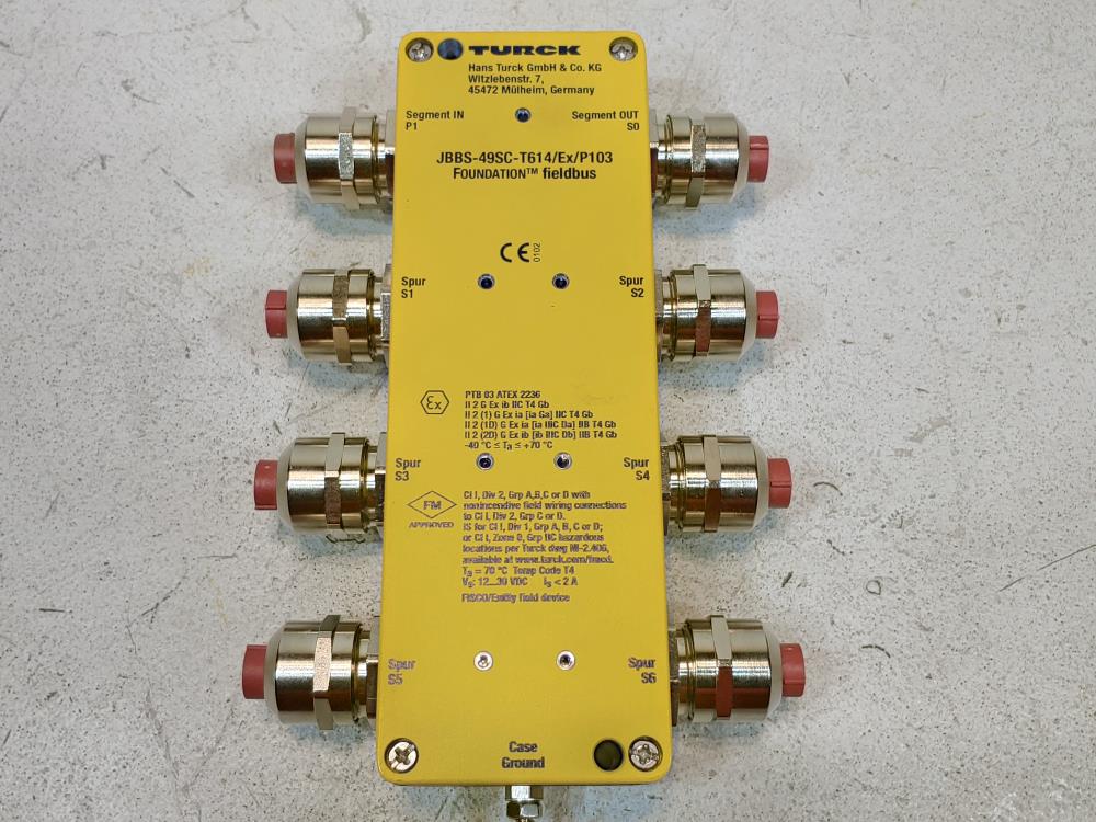 Turck JBBS-49SC-T614/Ex/P103 Foundation Fieldbus