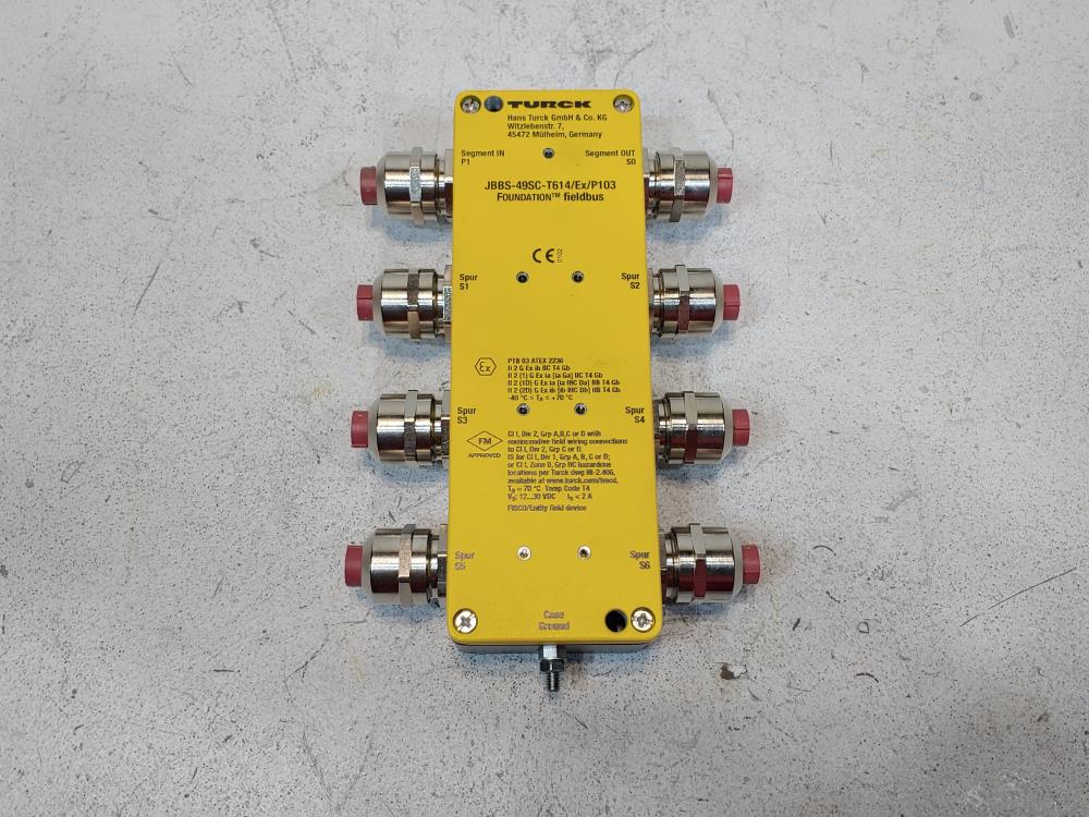 Turck JBBS-49SC-T614/Ex/P103 Foundation Fieldbus
