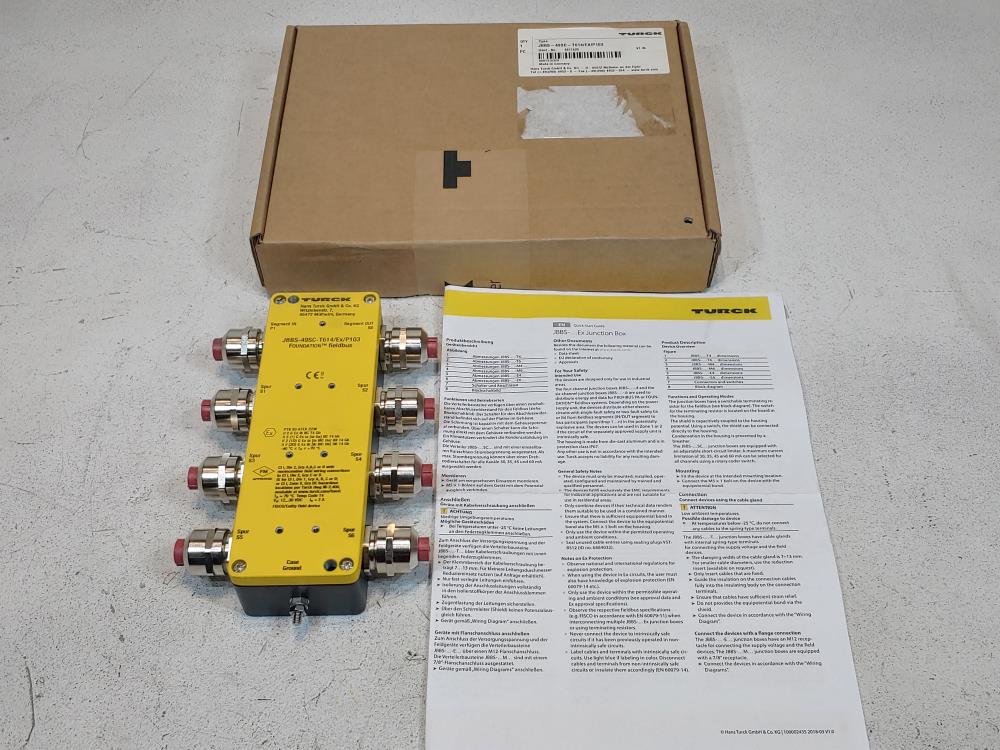 Turck JBBS-49SC-T614/Ex/P103 Foundation Fieldbus