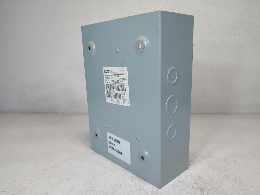 ASCO Lighting Contactor 000918120020310C w/Enclosure